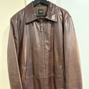 Hugo Boss Leather Jacket